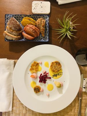 Antipasto di cecina   at Sto da Bio in Selvatelle