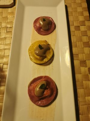 Ravioli at Sto da Bio in Selvatelle