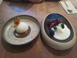 Glacé praline, Pavlova at Botanique in Hove