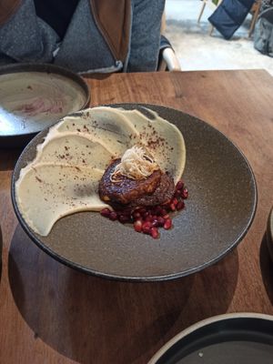 Seared celeriac daily special at Botanique in Hove