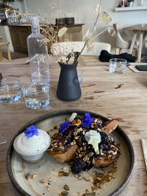 Vegan French toast   at Botanique in Hove