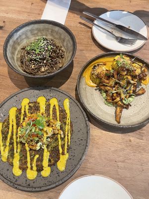 Selection from the brunch/ lunch menu   at Botanique in Hove