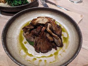 Oyster mushrooms at Botanique in Hove