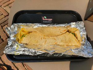 Roti wrap at Veganlicious in Breda