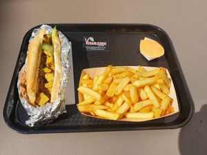 Fries are always nice at Veganlicious in Breda