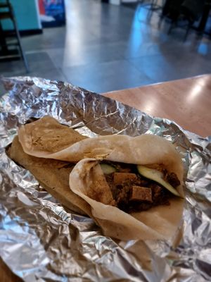 Roti wrap at Veganlicious in Breda