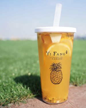 . at Yifang Taiwan Fruit Tea in Berkeley