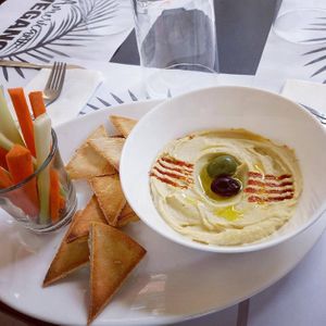 Hummus Habibi at Americano Vegano in Torremolinos