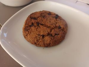 Chocolate chip cookie at Americano Vegano in Torremolinos