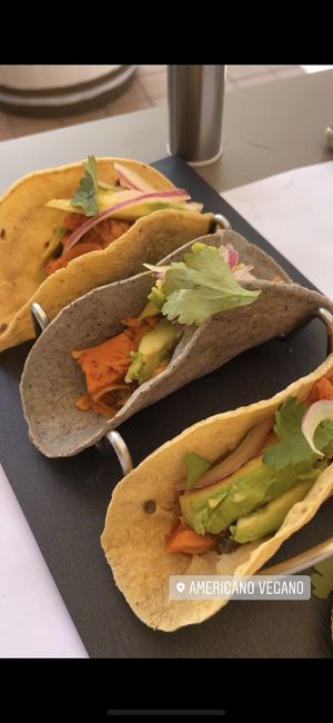 Tacos at Americano Vegano in Torremolinos