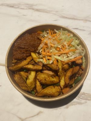 Jollof feast  at Veghana in Dubai