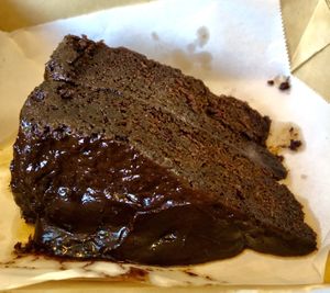 Chocolate cake  at Veghana in Dubai