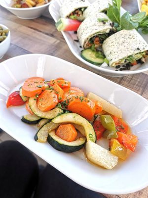 Pfannengemüse at Tafelwerk Speiselokal in Goehren