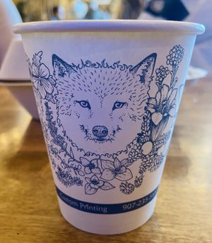 Coffee  at Mermaid Grotto in Seward