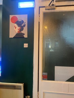 Decor  at Shinsen Sushi- Broughton St. in Edinburgh