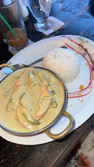 Vegetable curry   at Emilio's Cafe in Aguirre