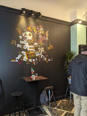 Inside at La Poblana in Reykjavik