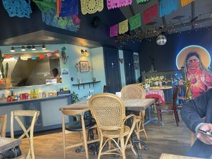 inside decor  at La Poblana in Reykjavik