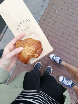 Cheese croissant at Margo's Amsterdam - Jordaan in Amsterdam
