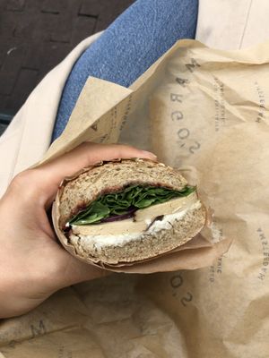 Tofu Sandwich  at Margo's Amsterdam - Jordaan in Amsterdam