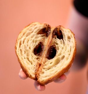Pain au Chocolat (vegan, fair-trade & organic) at Margo's Amsterdam - Jordaan in Amsterdam