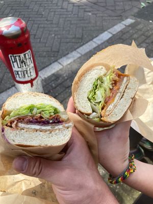 Katsu & Crispy sandwich  at Margo's Amsterdam - Jordaan in Amsterdam