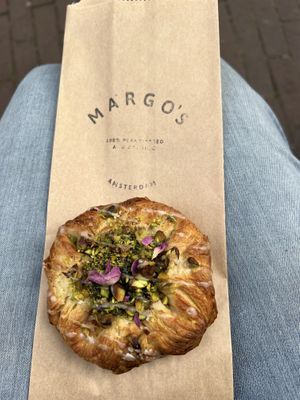 Also got a chocolate croissant as well but ate it before I remembered to take a picture 🤷🏻‍♀️  at Margo's Amsterdam - Jordaan in Amsterdam