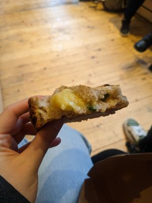 Vegan cheese toastie at Margo's Amsterdam - Jordaan in Amsterdam