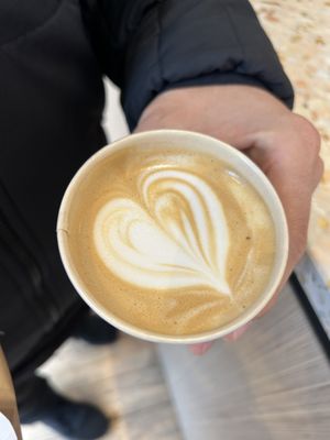 Flat white   at Margo's Amsterdam - Jordaan in Amsterdam