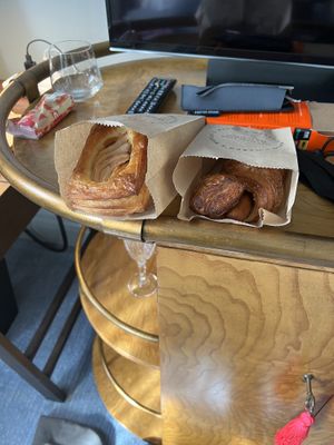 March 12, 2023 Pear tart & Sausage roll   at Margo's Amsterdam - Jordaan in Amsterdam