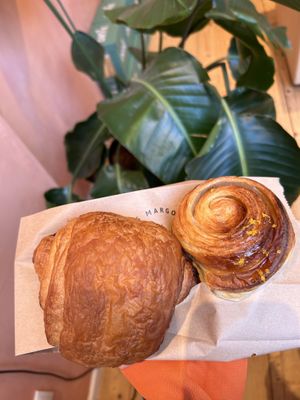 Chocolate croissant  at Margo's Amsterdam - Jordaan in Amsterdam