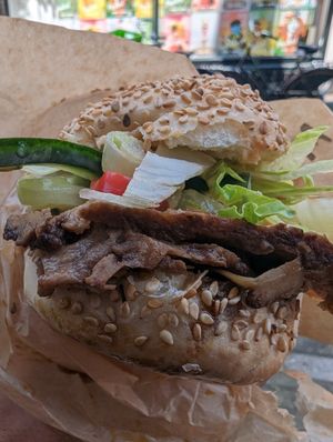 Yummy seitan sandwich at Margo's Amsterdam - Jordaan in Amsterdam