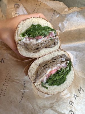 Smoked tofu sandwich  at Margo's Amsterdam - Jordaan in Amsterdam