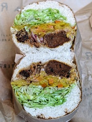 Satay sandwich at Margo's Amsterdam - Jordaan in Amsterdam