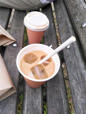 Iced oat latte at Margo's Amsterdam - Jordaan in Amsterdam