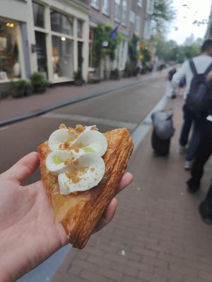 Pecan pie flavour pastrie, 10/10 would die for this at Margo's Amsterdam - Jordaan in Amsterdam