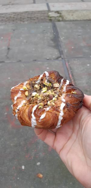 Pistachio pastry at Margo's Amsterdam - Jordaan in Amsterdam