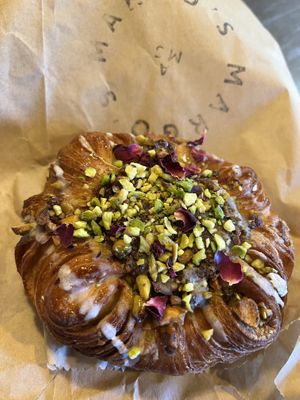 Pistache rose danish  at Margo's Amsterdam - Jordaan in Amsterdam