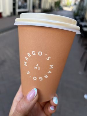 Cappuccino with coconut milk 🌱  at Margo's Amsterdam - Jordaan in Amsterdam