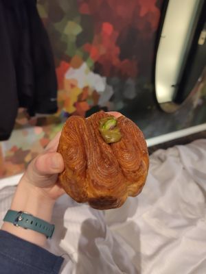 Pistachio and rose brioche at Margo's Amsterdam - Jordaan in Amsterdam