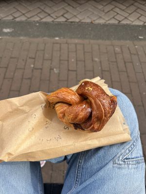 Cardamom bun!! Such flavors, wow  at Margo's Amsterdam - Jordaan in Amsterdam