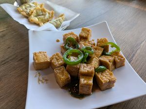 Fried tofu at Saigon Noodle Bar in West Chester