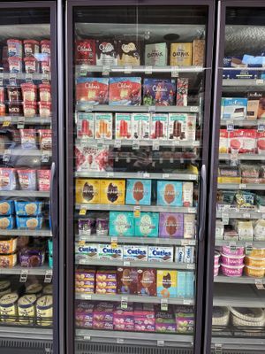 some vegan ice cream bars #Veganuary at Lazy Acres Natural Market in San Diego