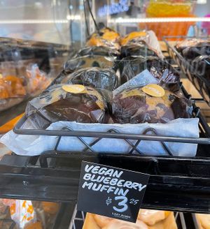 vegan baked good  at Lazy Acres Natural Market in San Diego