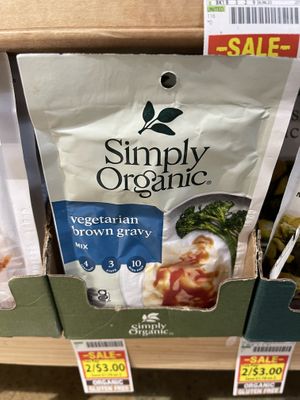 vegan gravy!   at Lazy Acres Natural Market in San Diego