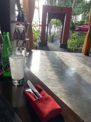 View towards the beach from inside   at The RED DOOR in Tamarindo