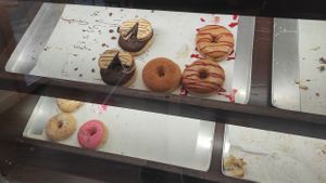 Vegan selection (sunday afternoon, better pre-order online) at Donuthek in Paderborn