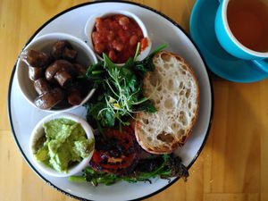 Chalky's Style Big Breaky Vgn/O at Chalkys Espresso Bar in Fremantle