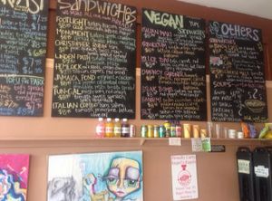 menu at Fiore's Italian Bakery in Jamaica Plain