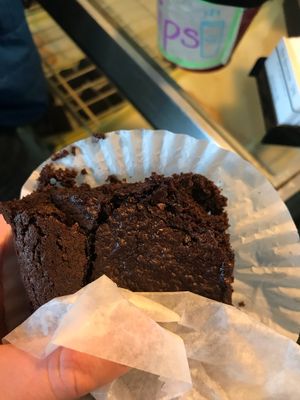 Vegan Brownie at Fiore's Italian Bakery in Jamaica Plain